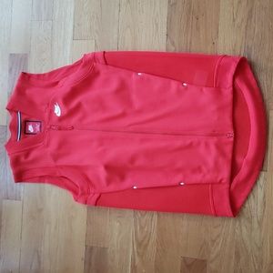 Nike long line vest bright coral womens M
